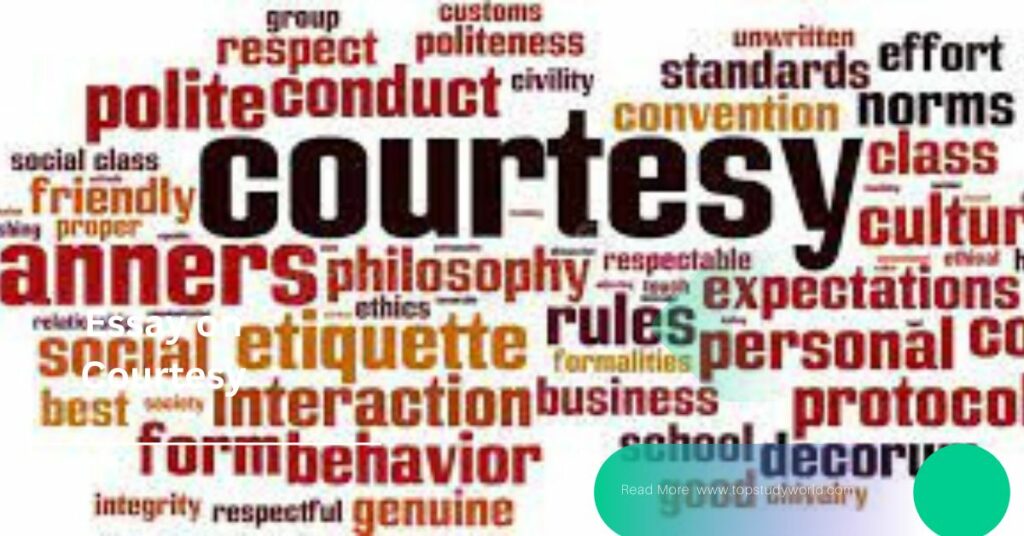 Essay On Courtesy For Class 10 Top Study World